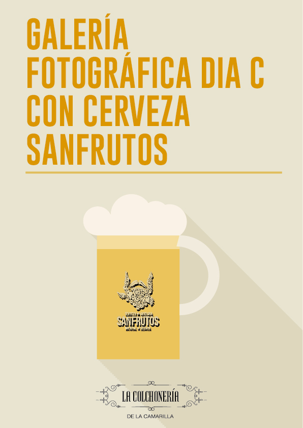 cartel CATA CERVEZA SAGRA LA CAMARILLA MADRID DIA C-01